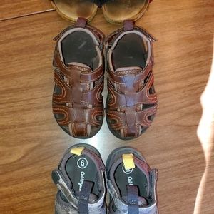 3 pairs of Sandles toddler sz 6
